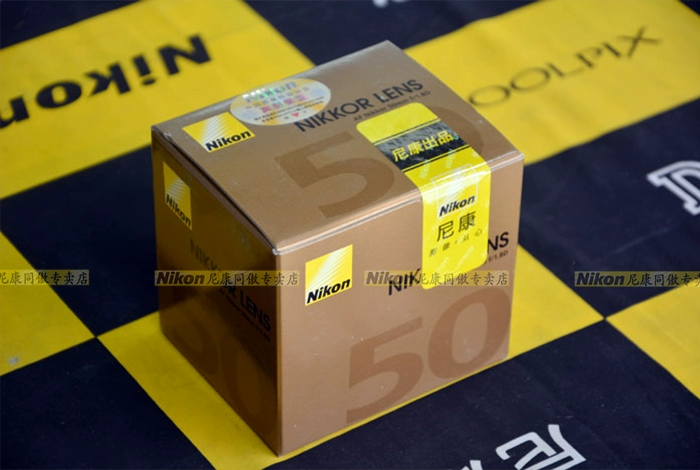 Nikon Nikon AF 50mm 1.8D tiêu chuẩn cố định tiêu cự chân dung khẩu độ lớn FX đầy đủ kích thước ống kính SLR ong kinh