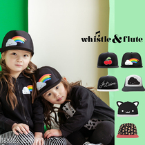 888 Ha Lujia WhistleFlute Cute childrens hat Sun hat Baby visor Baseball cap