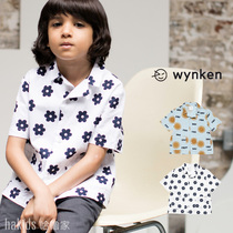 888 Harujia spot British Wynken 20 spring and summer childrens short-sleeved printed shirt