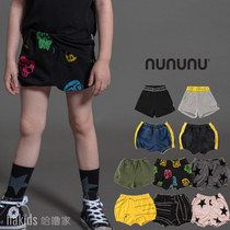 71 Spot NUNUNU 20 spring and summer childrens clothing Girls yoga shorts Boy children bubble shorts