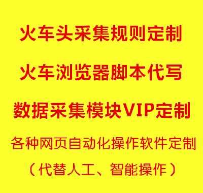 Web page data capture Collection rule creation Collector development Data capture Small program data capture