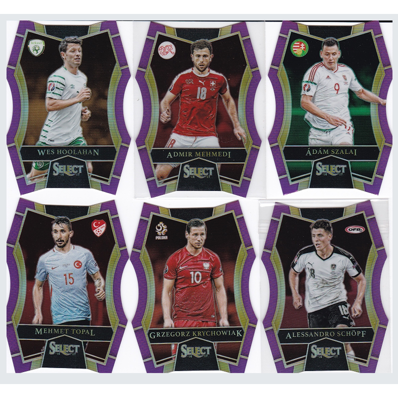 Football Star Card Huleran Szolij Muhammadi Purple Foldable Special Edition Limited Edition 2016-17 Select Football Star Card Huleran Szolij Muhammadi Purple Foldable Special Edition Limited Edition 2016-17 Select