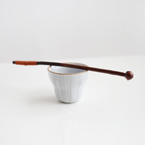 Creative Japanese wood mixing wooden stick Long handle Nanmu stick Corrosion-resistant coffee milk tea wooden stick