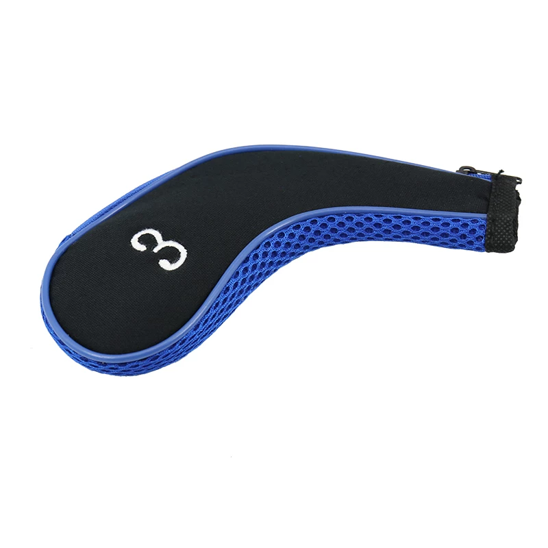Golf clubs with zipper, set, protective case