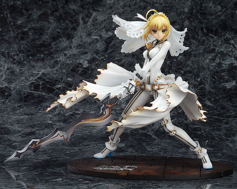 Te stay night Seba 3 thế hệ 4 thế hệ CCC Váy cưới cô dâu SABER Nero tay Z16 - Capsule Đồ chơi / Búp bê / BJD / Đồ chơi binh sĩ mô hình kimetsu