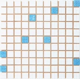 Baijiatian Blue Смешанная стеклянная мозаика Внешняя стена мозаика мозаика Tianshuan