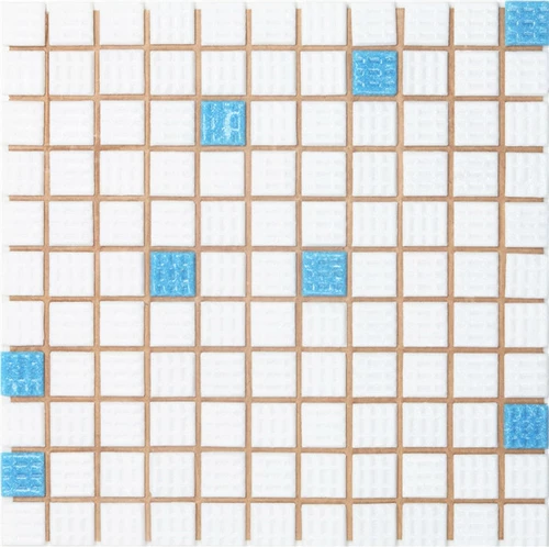 Baijiatian Blue Смешанная стеклянная мозаика Внешняя стена мозаика мозаика Tianshuan