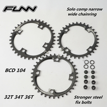 FUNN COMP山地自行速降车改装单盘正负齿牙盘片BCD104 32T34T36T