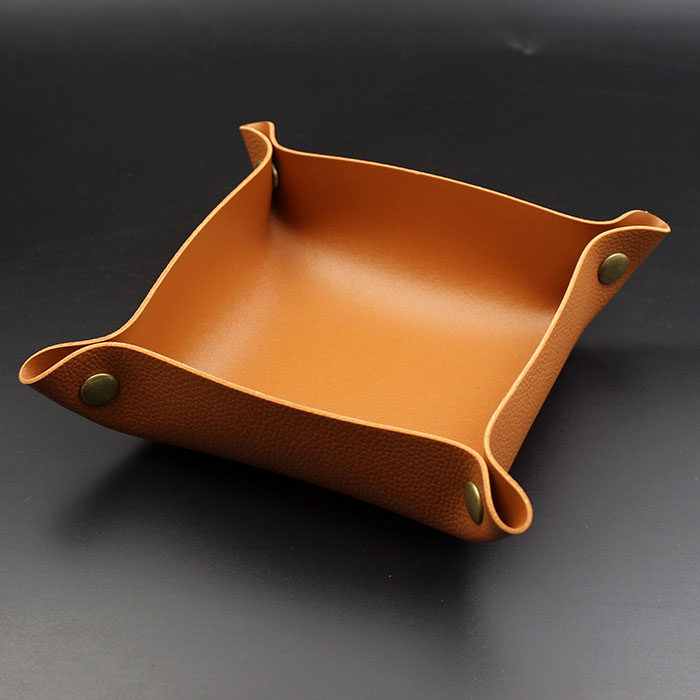 Portable Foldable PU Leather Tobacco Refreshing Tray Hand Rolling Cigarette Tray Storage Tray Pipe Accessories Tool Tray