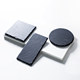 Natural black slate dessert food photography dining plate