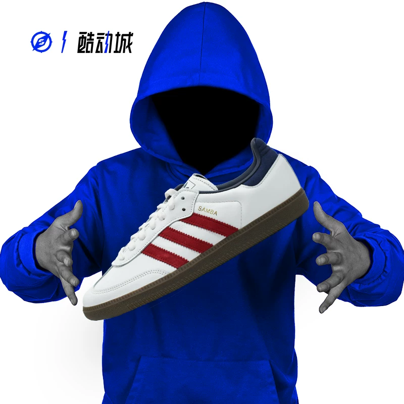 ADIDAS SAMBA OG Dexue Samba Black and white Men and women low top casual shoes B75806 IF1812
