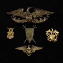 Vintage office American retro antique brass European classic large eagle wall hanging soft decoration high-end metal pendulum