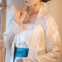 This years hibiscus-spring and summer new song-style Han suit Chinese wind straight collar Chinese wind straight collar to the lapgue-style female golden silk cut original