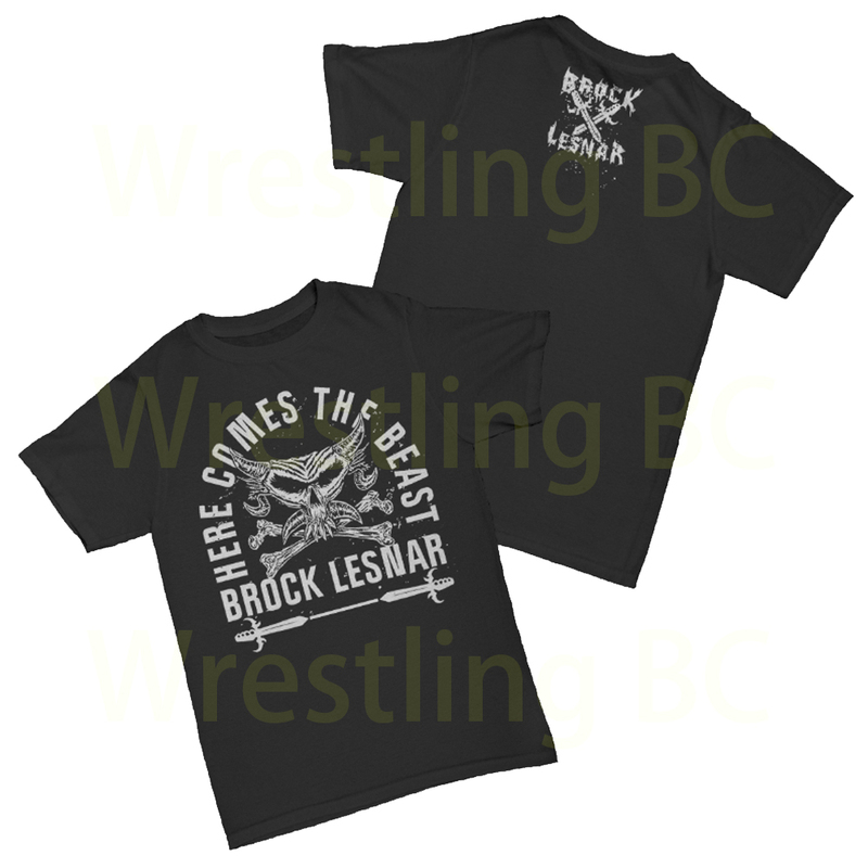 Wwe Beast Brock Lesnar the Beast Is Back Short-Sleeved Pure Cotton T-Shirt