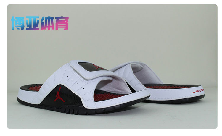 Air Jordan Hydro 12 Joe 12 dép thể thao giản dị AJ12 đen trắng đỏ 820265/131 dép bánh mì