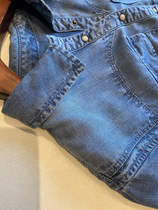  Foreign order good goods for customers Tencel denim texture breathable thin bolero womens denim shirt spring and summer new style