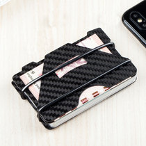 German EHRENMANN Creative Carbon Fiber Card Card Card Bag Metal Men Ladies Ultra - thin Card Pack Small Wallet