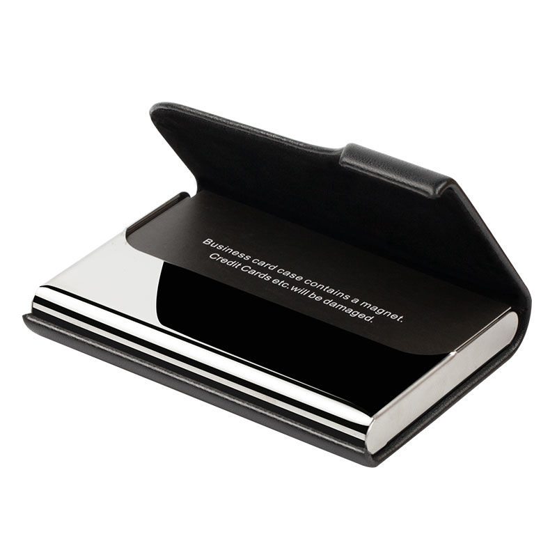 German EHRENMANN High End Name Clips Men And Women Business Ultra Slim Fashion Bull Leather Name Sheet Box Large Capacity