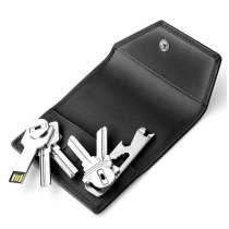 German MDOERN Creative Key Pack for men and women Key-in-the-head Cow Leather Card Wallet Wallet ZERO wallet