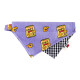 Shiba Inu dog double-sided saliva scarf dog triangle scarf cat scarf cat bib anti-slobber pet ຫມາຂະຫນາດນ້ອຍແລະຂະຫນາດກາງ