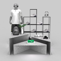 Crowdsmiths Workshop ZJF Shoes Shop Decorative Shelving Display Cabinet On Wall Iron Art Multilayer Shelving New D3