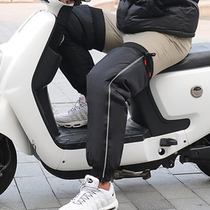 Winter riding electric motorcycle warm knee pad surrounded unisex Velvet thickened waterproof leggings Battery car