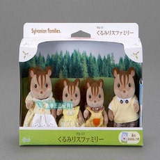 Игрушки 正版sylvanian families/森贝儿森林家族玩偶巧克力兔棕熊斑点狗