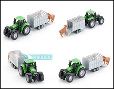 Модель машины 德国siku仕高玩具合金警车汽车路政工程车路标铲雪车收割机运输车