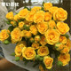 Multi-headed small rose bubbles Yunnan straight hair flower bouquet express intra-city orange Barbie 520 Valentine's Day gift