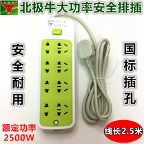 Household appliances plug-in socket towline board power plug-in port cable converter patch panel