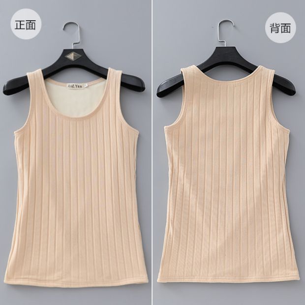 Áo vest nữ mùa đông dày cộng với nhung áo sơ mi cotton kích thước lớn không tay sling top body body định hình đồ lót ngực quần áo đẹp nữ