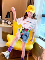 Girl Shorts Children Jeans 2020 Spring Summer Dress New Hot Pants Casual Fashion Han Version Loose pants