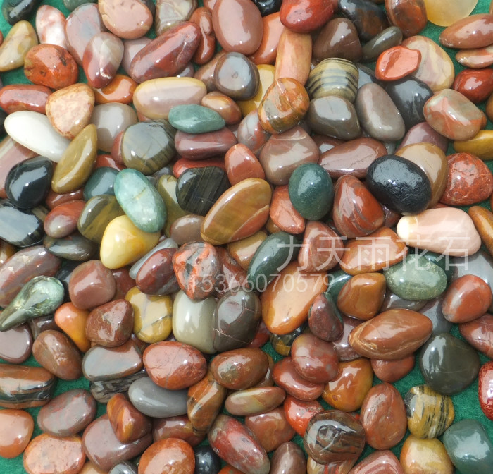 Cobblestone Nanjing Rain Flowers Stone Special Stage Goose Pebble Stones Five Colorful Stone Fish Tank Cloth Landscape Stone 1 Catty Clothing