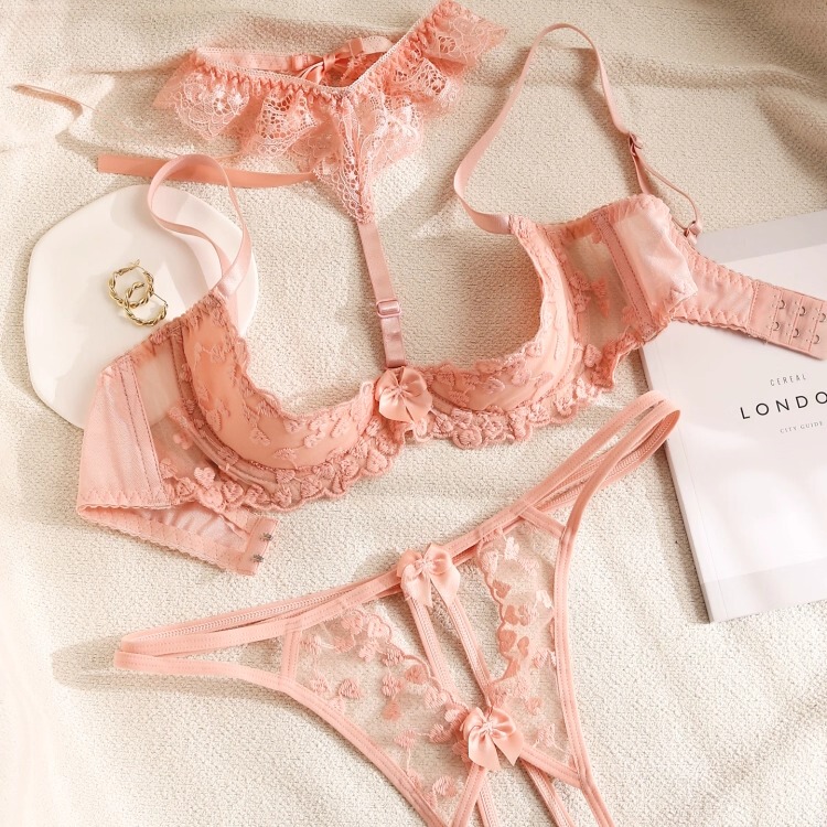 Sexy Lingerie Set Pure Desire Small Bra Push-Up Bra Sensual Women's Underwear 2025 New Style Sexy High-End Feel