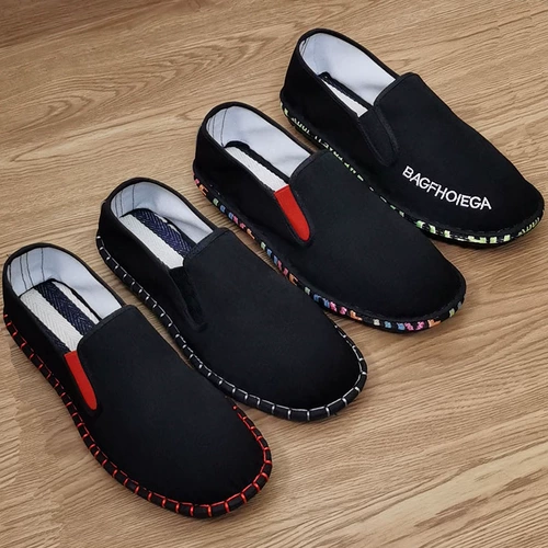 Слипоны, китайская дышащая дезодорированная вышивка, туфли, «сделай сам», с вышивкой, китайский стиль, мягкая подошва