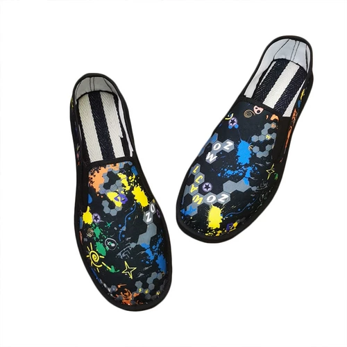 Столепкие туфли Xishan мужская весна и осенью в китайском стиле, вышитая сухожилие с черной говядиной, старая пекин