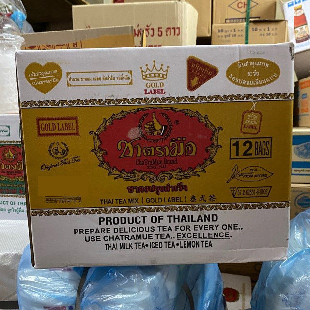 Is thai imported hand-label golden tea, a premium thai gold label black ...