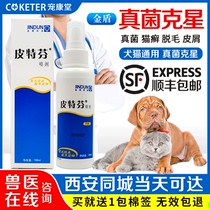 Golden shield Petefen spray Dog and cat skin disease Fungal mite infection Cat ringworm spray Dermatitis anti-itching Cat ringworm