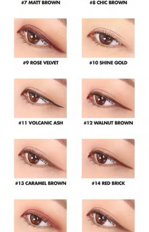 Được ủy quyền chính hãng Hàn Quốc lilybyred eyeliner eye pen bút kẻ mắt bút chống thấm smudge không thấm nước - Bút kẻ mắt