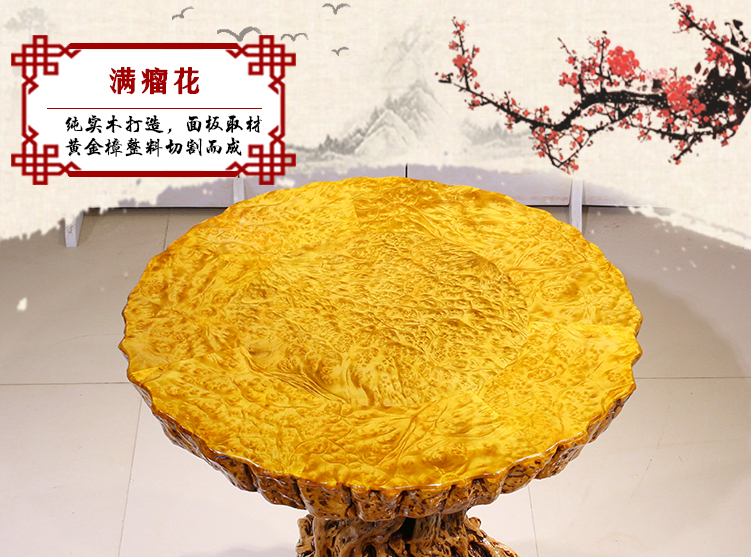 Bộ sưu tập gốc nghệ thuật khắc gốc bàn cà phê men vàng bảng điều khiển cuckoo rễ ghép bàn trà gỗ cây gỗ gốc bàn trà Kung Fu bàn cà phê - Các món ăn khao khát gốc bàn gỗ gốc cây đẹp