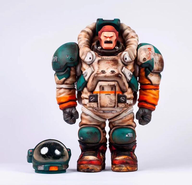 In-Stock Zcwo Fool's Paradise Mk2 Pioneer No. 1 Survivor Battle-Damaged Astronaut Figurine Collectible Gift
