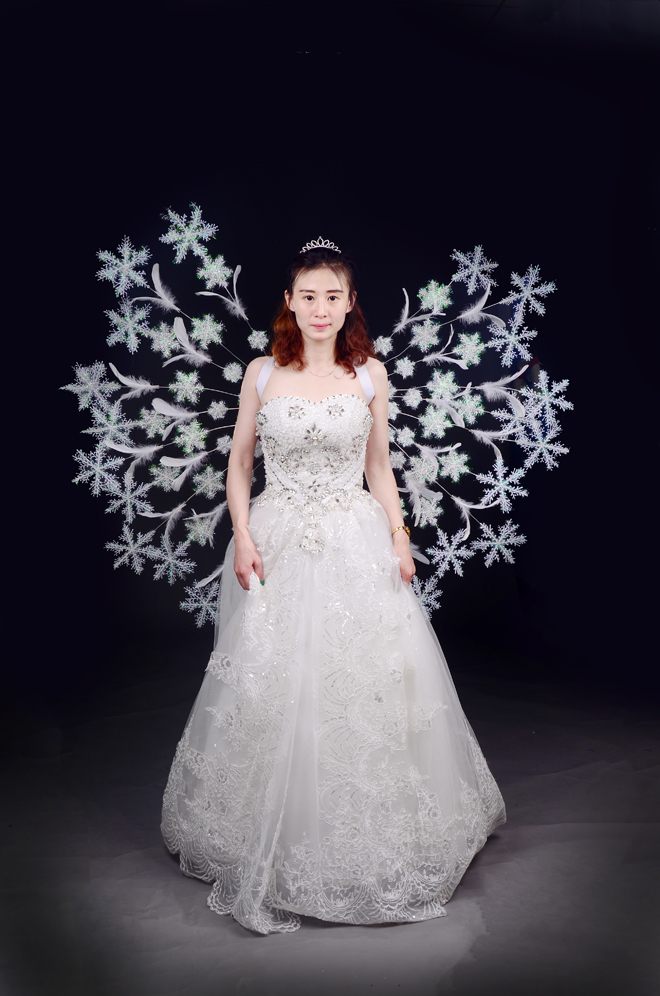 2017 cánh mới trắng cánh tuyết mô hình catwalk đạo cụ studio chụp hình cung cấp cánh Weiwei - Sản phẩm Đảng / Magic / Hiệu suất đồ hoá trang noel