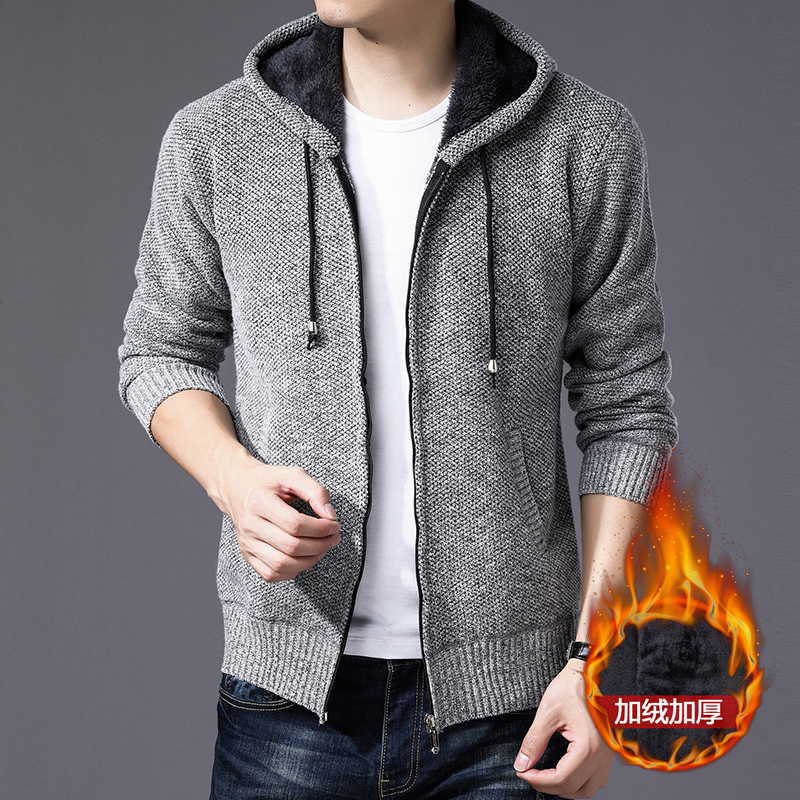Áo len nam len mùa thu và mùa đông áo len áo len kích thước lớn áo len nam áo len áo len thanh niên cardigan nam