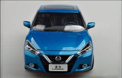 Dongfeng Nissan 오리지널 닛산 뉴 블루버드 LANNIA 1:18 새로운 합금 자동차 모델