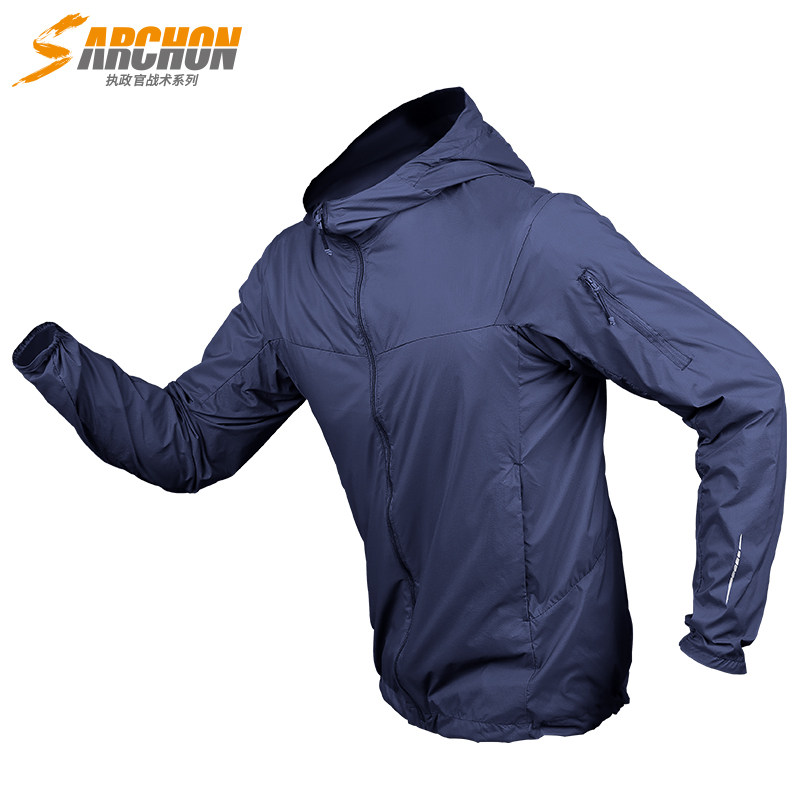 Archon 2022 New Skin Jacket Men Thin Breathable Outdoor Waterproof Summer Tactical Quick-Drying Sunscreen Jacket