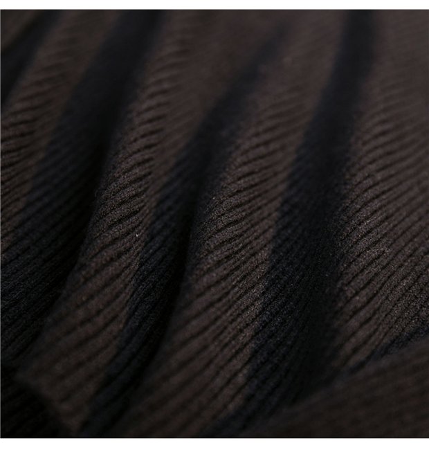 Mùa thu và mùa đông mặc áo thun cổ cao một nửa mỏng Slim thun co giãn chặt chẽ áo khoác cardigan