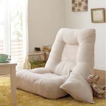 Fabric dormitory bed lazy sofa tatami single comfortable bedroom folding backrest legless bay window chair Japanese style
