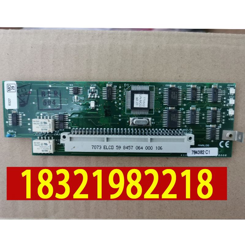 ESSER Legacy Series 784382 IQ8 8007 8 Genie 8000 Fire Main Engine Loop Card