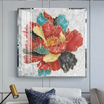 Modern Chinese entrance Enamel color decorative painting version of flowers into the corridor corridor wall painting into the door hanging painting new