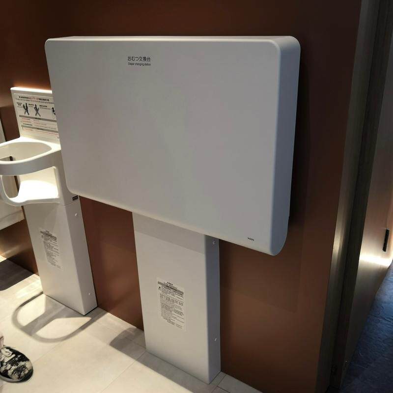 Japan TOTO crib replacement table child care seat YKA15SVC mother and baby room diaper table YKA25SVC